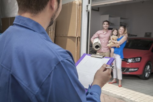 A Shoreditch home moving service helping with loading and transport
