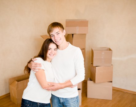 Reusable office furniture and donated items prepared for charity partnerships